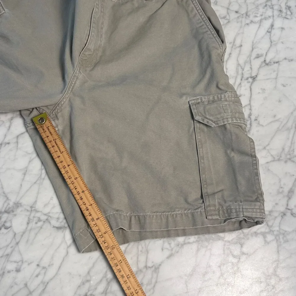 Vintage North Face Cargo A5 Series Shorts Sz 38 Khaki